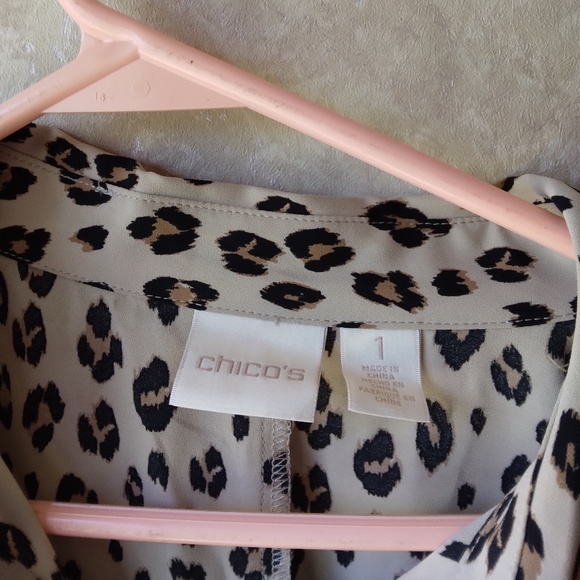 Chicos cheeta print dress - Picture 3 of 4
